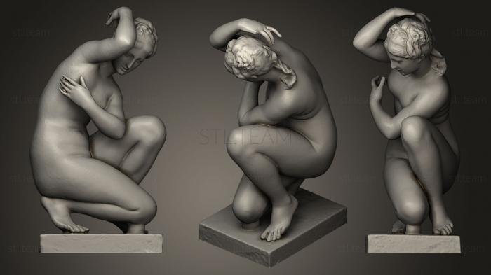 Статуи античные и исторические Aphrodite Crouching